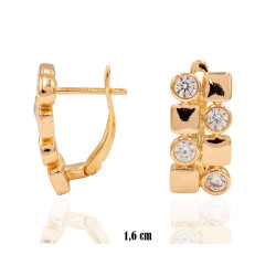 Kolczyki Xuping pozłacane 18k - MF40394